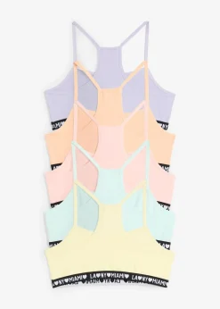 Lot de 5 brassières avec coton doux