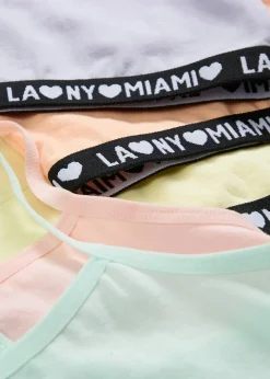 Lot de 5 brassières avec coton doux