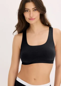 Lot de 3 brassières coton extensible