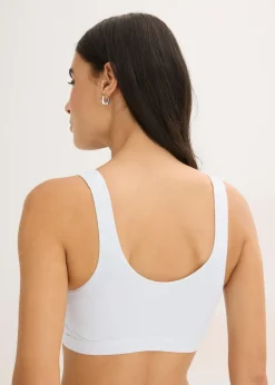 Lot de 3 brassières coton extensible