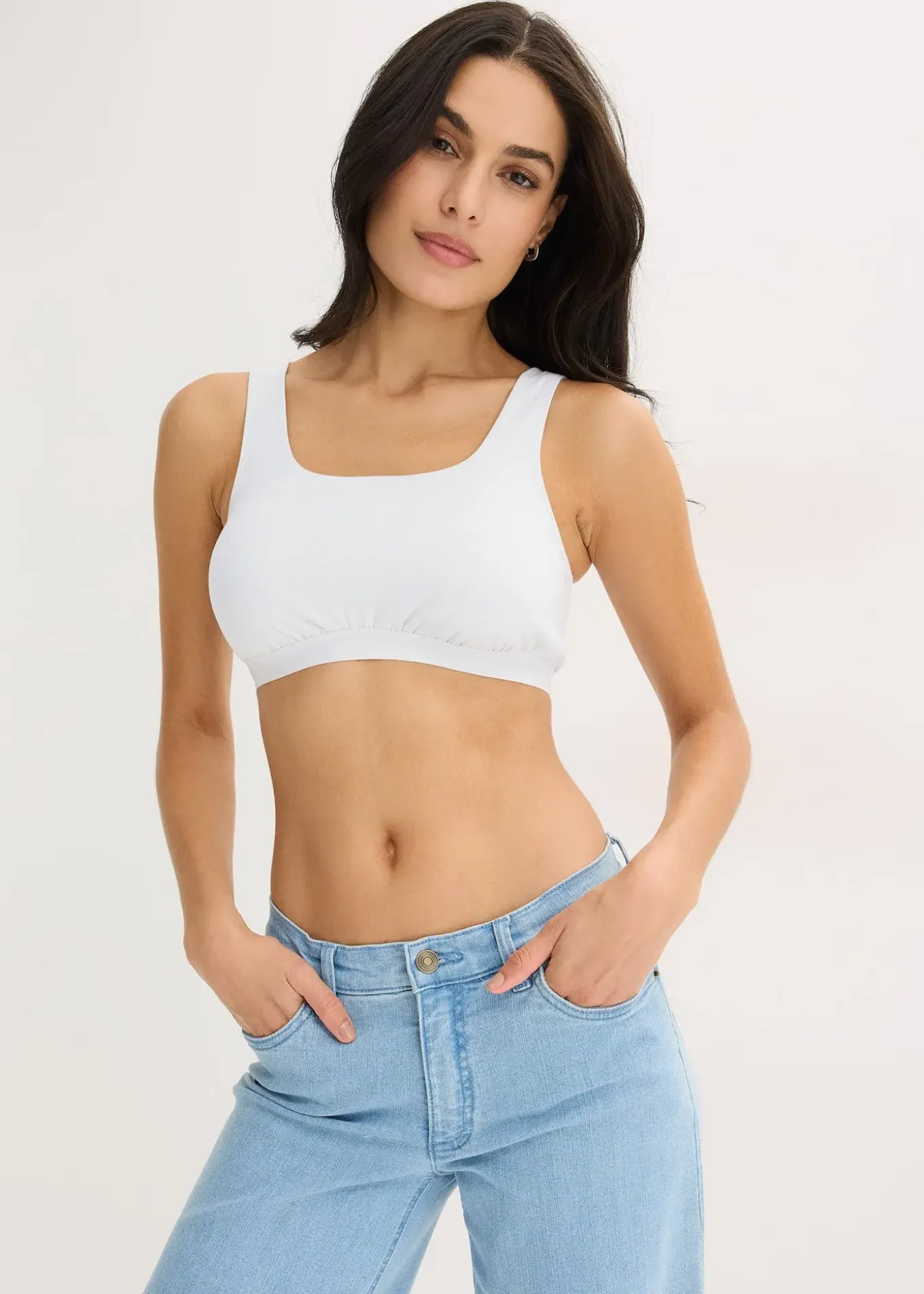 Lot de 3 brassières coton extensible