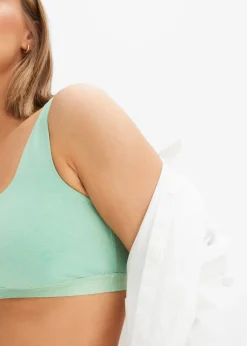 Lot de 3 brassières coton extensible