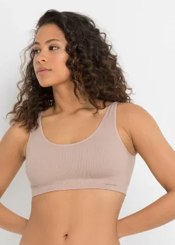 Lot de 2 brassières côtelées sans coutures Feel Comfort