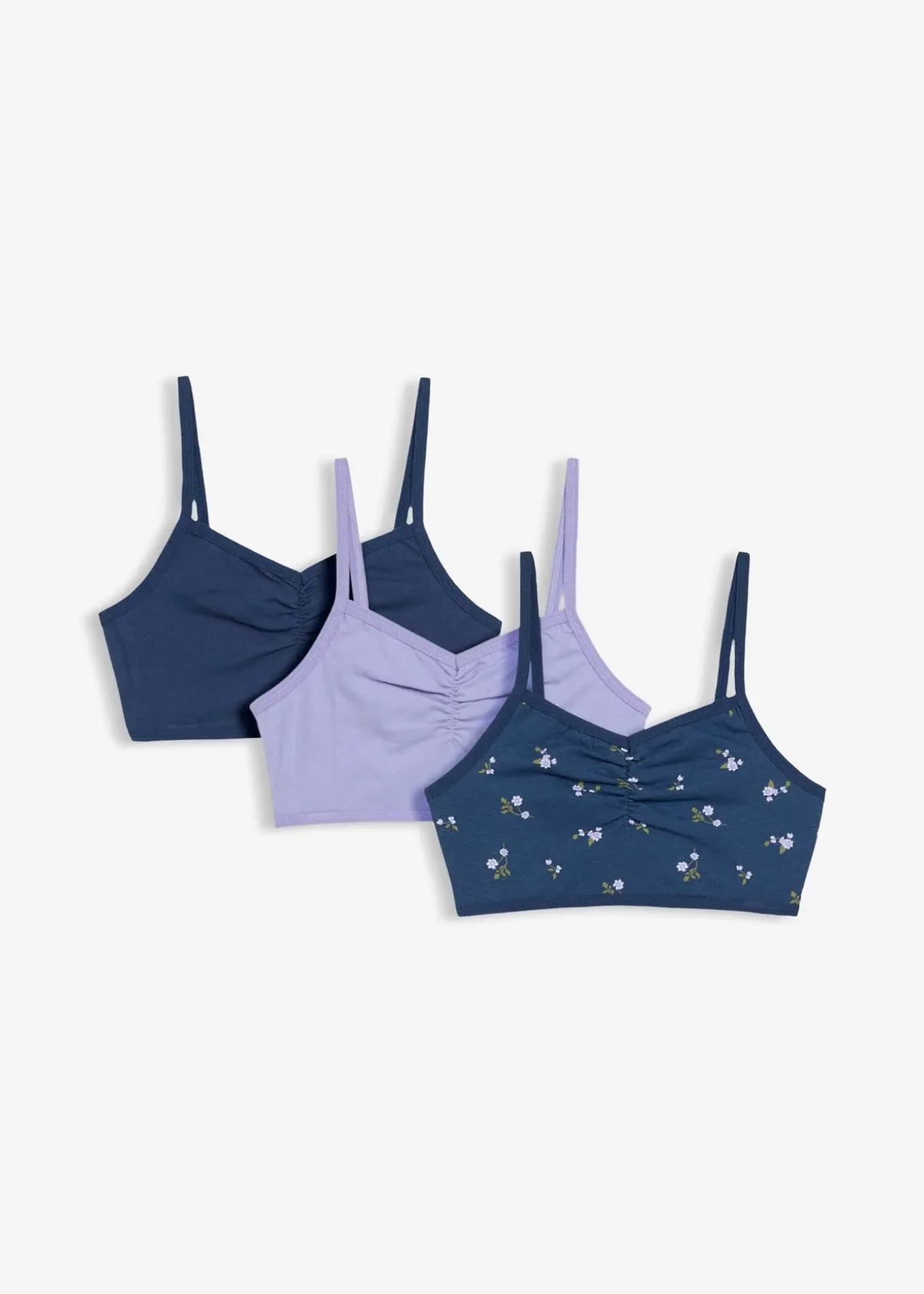 Lot de 3 brassières douces