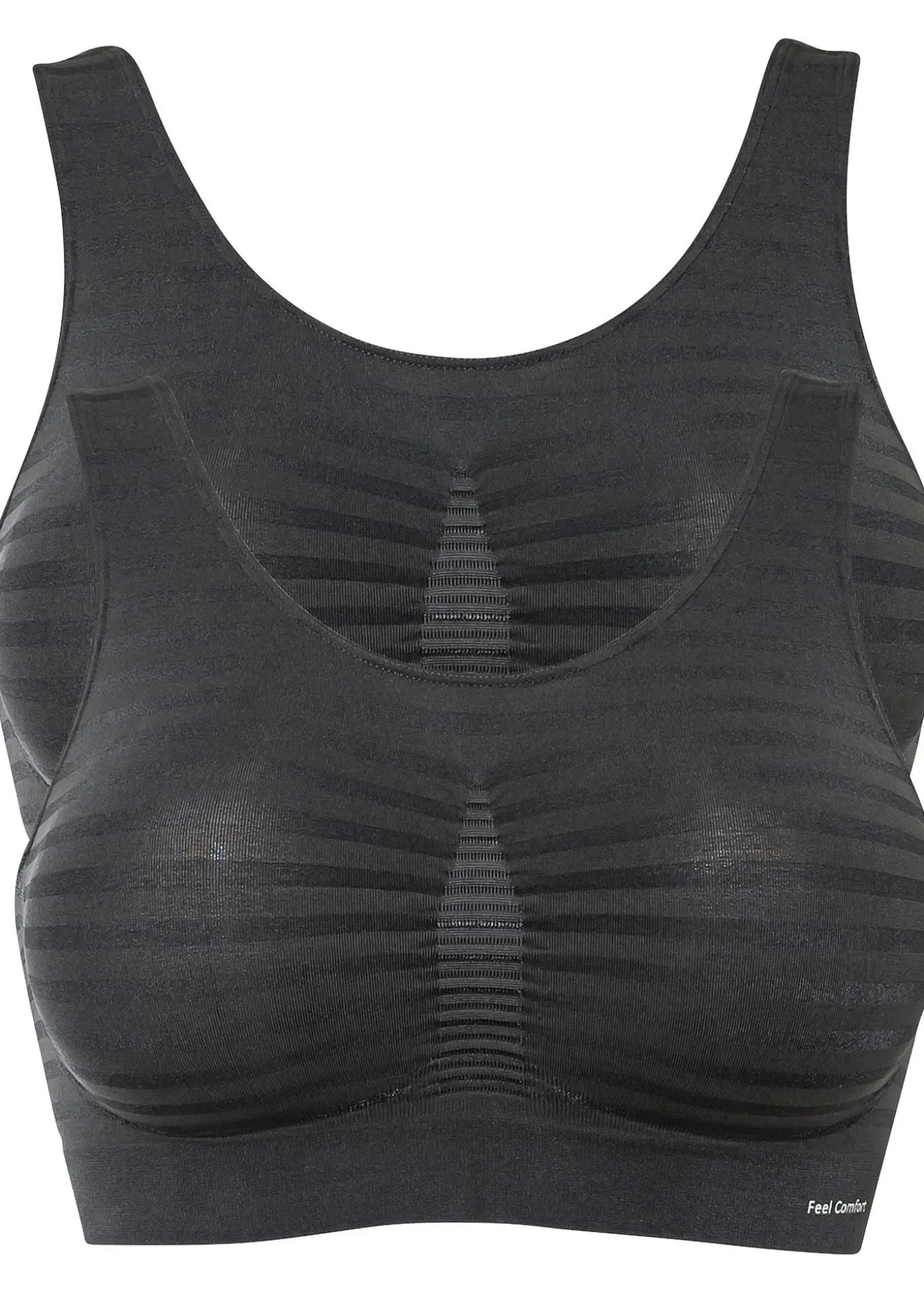Lot de 2 brassières sans coutures Feel Comfort