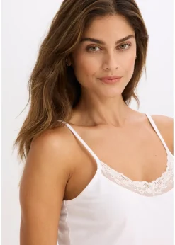 Lot de 2 caracos avec dentelle