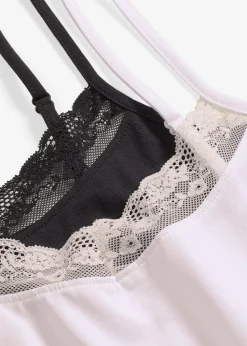 Lot de 2 caracos avec dentelle