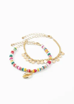 Lot de 2 chaînes de cheville