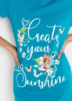 Lot de 2 chemises de nuit courtes 100% coton