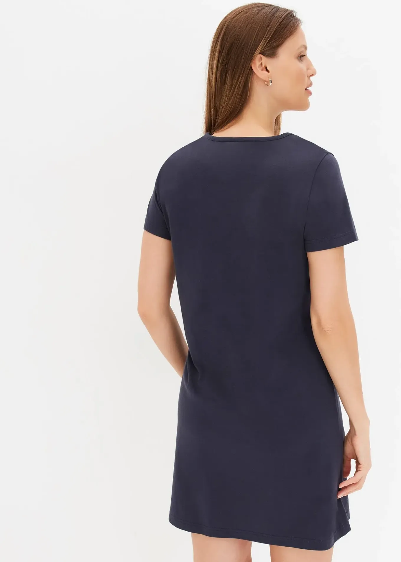 Lot de 2 chemises de nuit courtes 100% coton