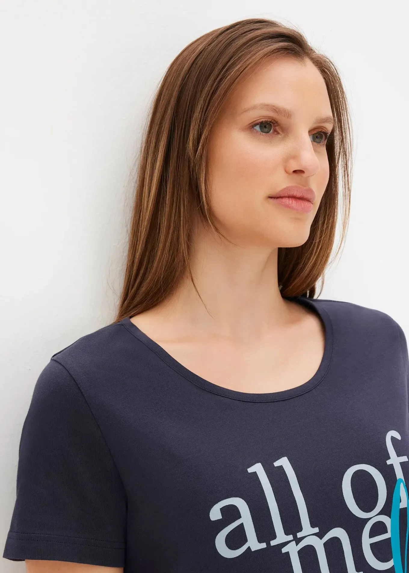 Lot de 2 chemises de nuit courtes 100% coton