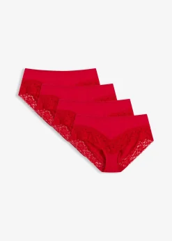 Lot de 4 culottes à dentelle