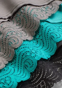 Lot de 4 culottes avec dentelle