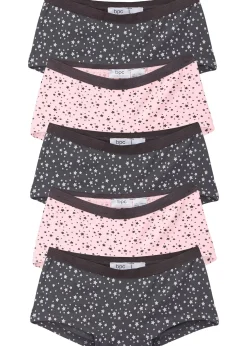 Lot de 5 culottes en coton doux et extensible