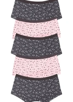 Lot de 5 culottes en coton doux et extensible