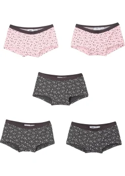 Lot de 5 culottes en coton doux et extensible