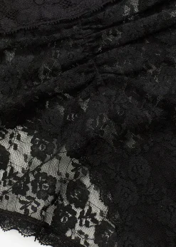 Lot de 4 culottes en dentelle avec fronces