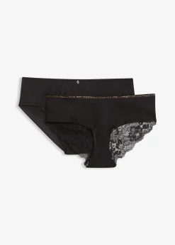 Lot de 2 culottes en dentelle élégante