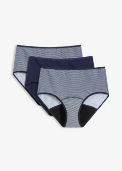 Lot de 3 culottes menstruelles maxi, flux moyen