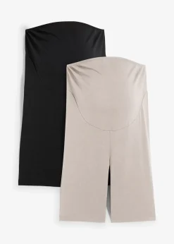 Lot de 2 cyclistes de grossesse en coton