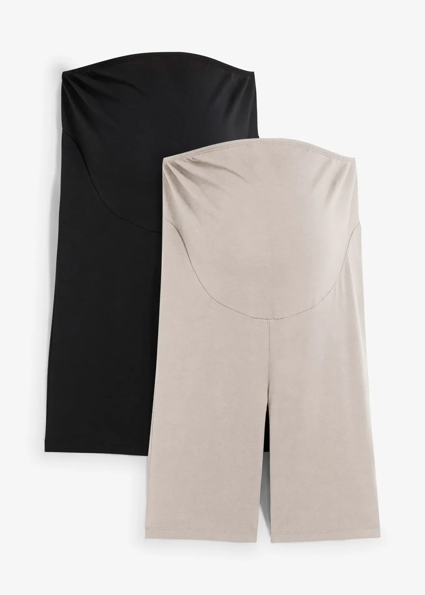 Lot de 2 cyclistes de grossesse en coton