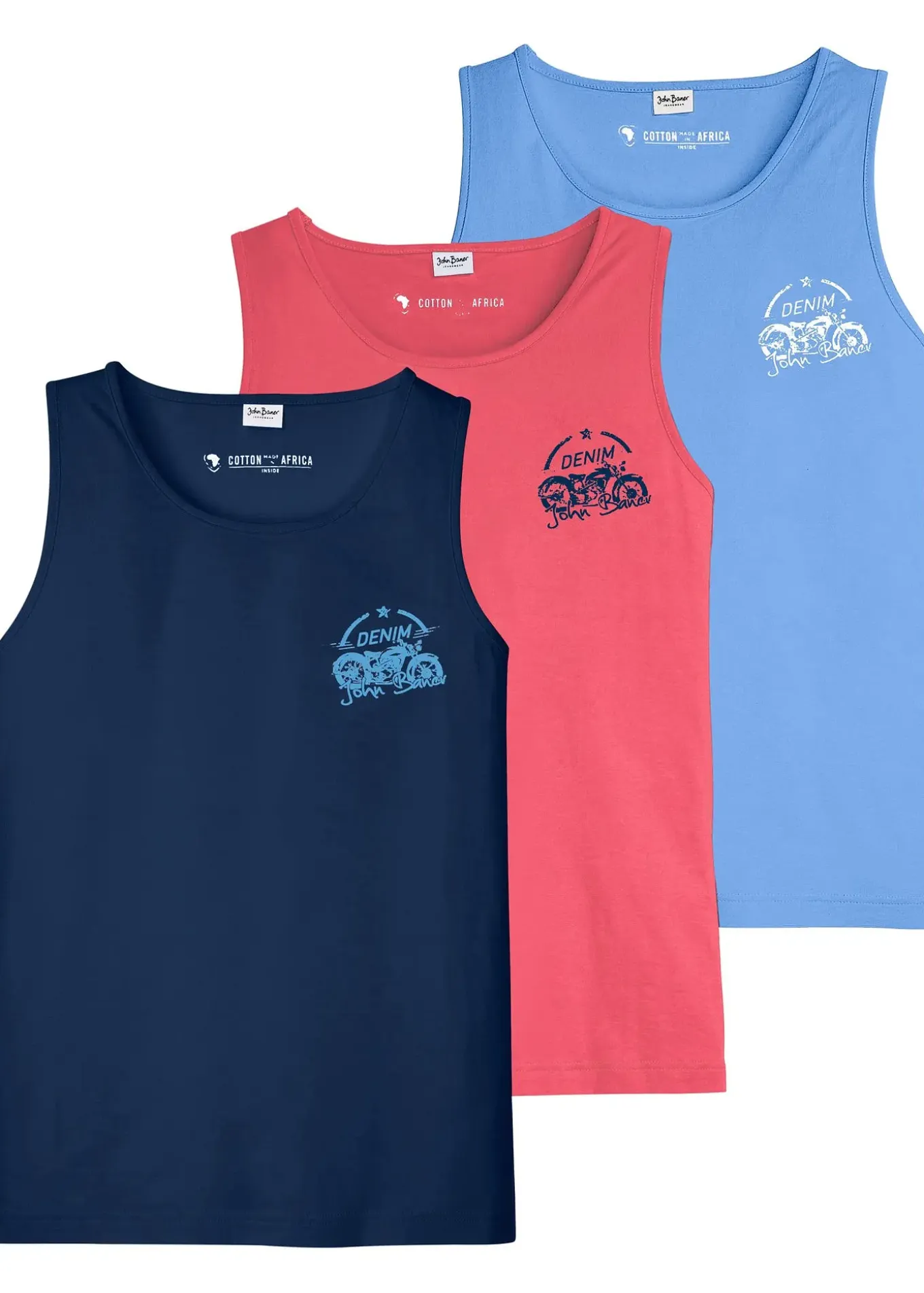 Lot de 3 débardeurs