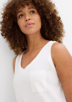 Lot de 2 débardeurs 100% coton