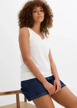 Lot de 2 débardeurs 100% coton