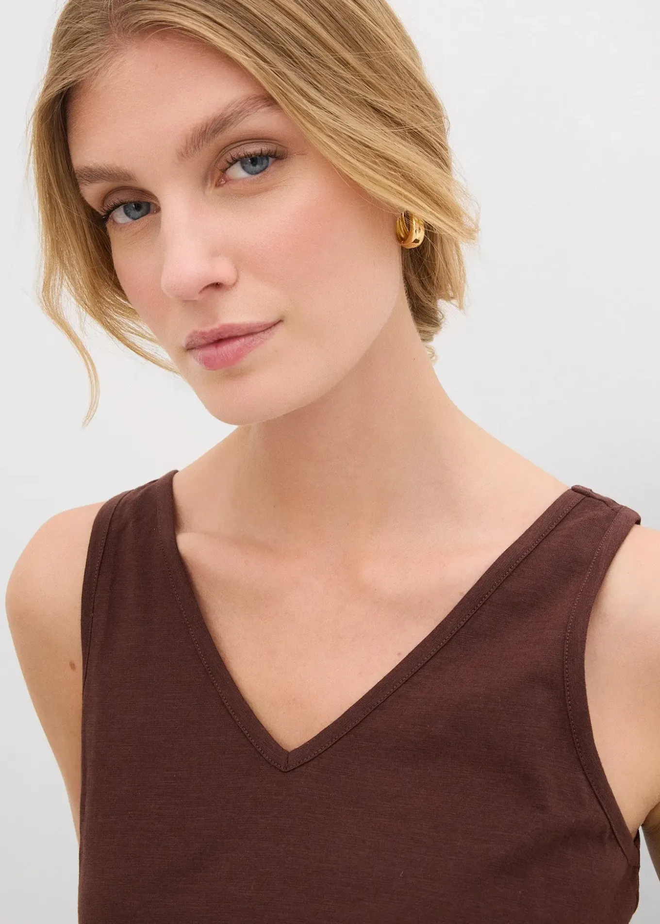 Lot de 2 débardeurs 100% coton