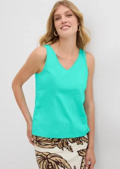 Lot de 2 débardeurs 100% coton