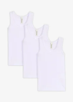 Lot de 3 débardeurs en coton doux