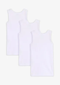 Lot de 3 débardeurs en coton doux