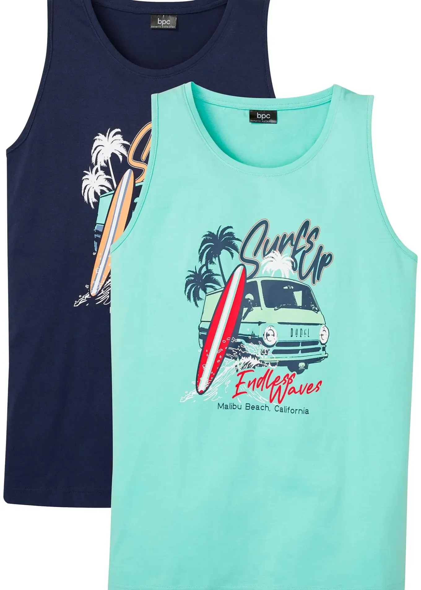 Lot de 2 débardeurs en coton