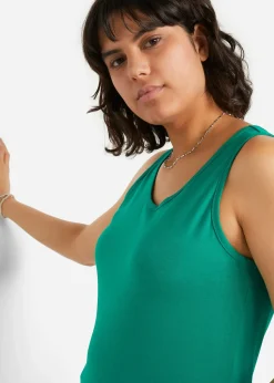 Lot de 5 débardeurs longs 100% coton