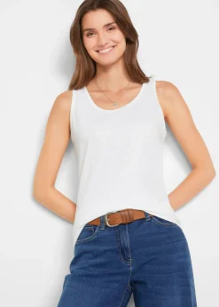 Lot de 5 débardeurs longs 100% coton