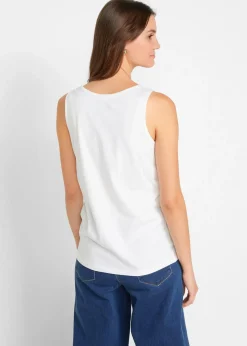 Lot de 5 débardeurs longs 100% coton