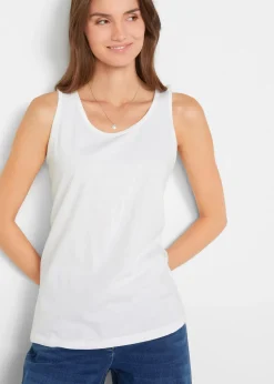 Lot de 5 débardeurs longs 100% coton