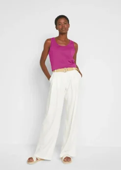 Lot de 5 débardeurs longs 100% coton