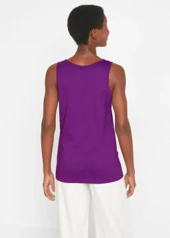 Lot de 5 débardeurs longs 100% coton