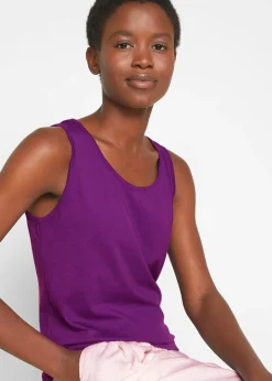 Lot de 5 débardeurs longs 100% coton