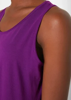 Lot de 5 débardeurs longs 100% coton