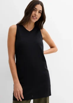 Lot de 2 débardeurs longs 100% coton