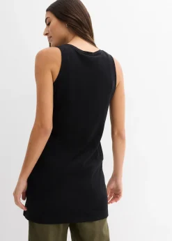 Lot de 2 débardeurs longs 100% coton