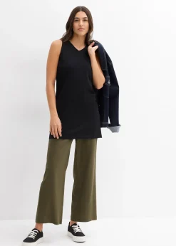 Lot de 2 débardeurs longs 100% coton