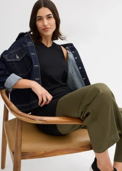 Lot de 2 débardeurs longs 100% coton