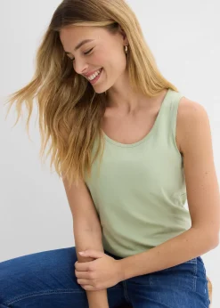 Lot de 5 débardeurs longs 100% coton