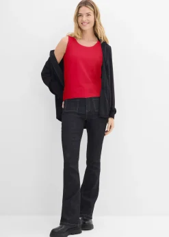 Lot de 5 débardeurs longs 100% coton