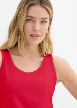 Lot de 5 débardeurs longs 100% coton