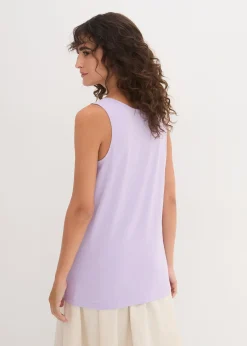 Lot de 5 débardeurs longs 100% coton