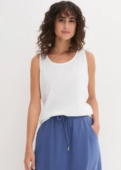 Lot de 5 débardeurs longs 100% coton